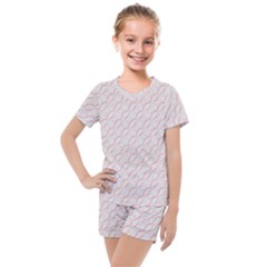 Wallpaper Abstract Pattern Graphic Kids  Mesh Tee And Shorts Set