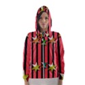 Star Christmas Greeting Women s Hooded Windbreaker View1