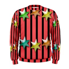 Star Christmas Greeting Men s Sweatshirt