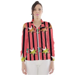 Star Christmas Greeting Women s Windbreaker by HermanTelo