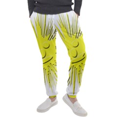 Smilie Sun Emoticon Yellow Cheeky Men s Jogger Sweatpants