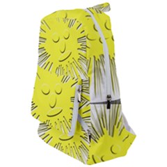 Smilie Sun Emoticon Yellow Cheeky Travelers  Backpack