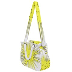 Smilie Sun Emoticon Yellow Cheeky Rope Handles Shoulder Strap Bag