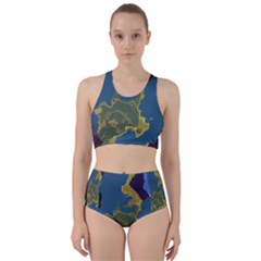 Map Geography World Racer Back Bikini Set by HermanTelo