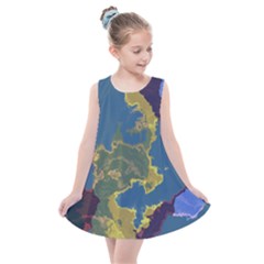 Map Geography World Kids  Summer Dress by HermanTelo