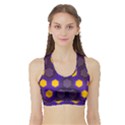 Communication Network Digital Sports Bra with Border View1