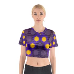 Communication Network Digital Cotton Crop Top