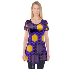 Communication Network Digital Short Sleeve Tunic 