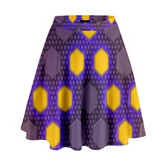 Communication Network Digital High Waist Skirt