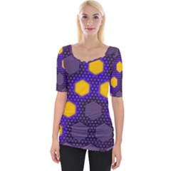 Communication Network Digital Wide Neckline Tee