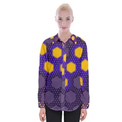 Communication Network Digital Womens Long Sleeve Shirt