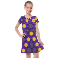 Communication Network Digital Kids  Cross Web Dress by HermanTelo