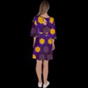 Communication Network Digital Velour Kimono Dress View4