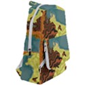 Map Geography World Yellow Travelers  Backpack View2