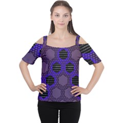 Networking Communication Technology Cutout Shoulder Tee