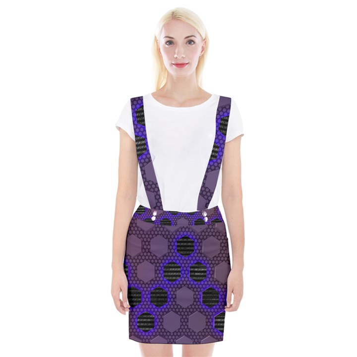 Networking Communication Technology Braces Suspender Skirt