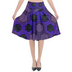 Networking Communication Technology Flared Midi Skirt