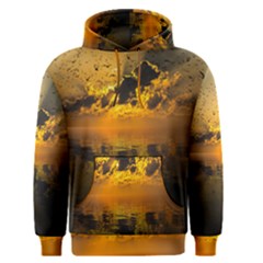 Sunset Reflection Birds Clouds Sky Men s Pullover Hoodie