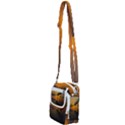 Sunset Reflection Birds Clouds Sky Shoulder Strap Belt Bag View2