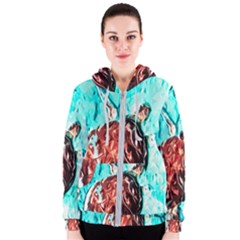 Tortoise Marine Animal Shell Sea Women s Zipper Hoodie