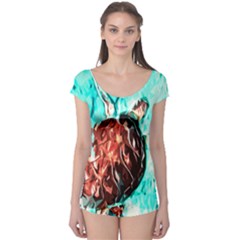 Tortoise Marine Animal Shell Sea Boyleg Leotard  by HermanTelo