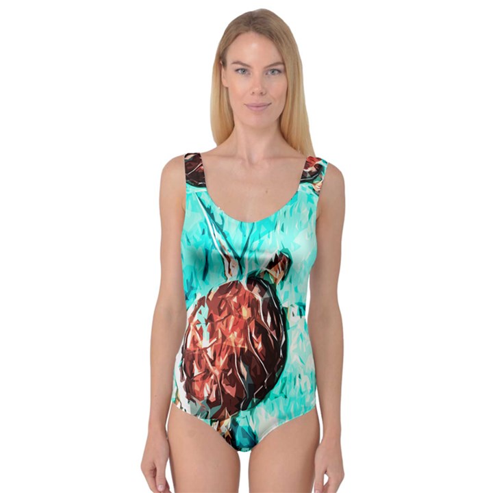 Tortoise Marine Animal Shell Sea Princess Tank Leotard 