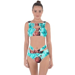 Tortoise Marine Animal Shell Sea Bandaged Up Bikini Set 