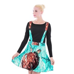 Tortoise Marine Animal Shell Sea Suspender Skater Skirt