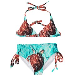 Tortoise Marine Animal Shell Sea Kids  Classic Bikini Set