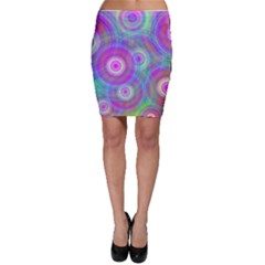 Circle Colorful Pattern Background Bodycon Skirt