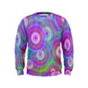 Circle Colorful Pattern Background Kids  Sweatshirt View1