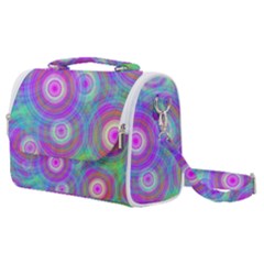 Circle Colorful Pattern Background Satchel Shoulder Bag