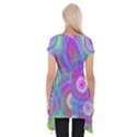 Circle Colorful Pattern Background Short Sleeve Side Drop Tunic View2