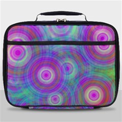 Circle Colorful Pattern Background Full Print Lunch Bag