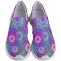 Circle Colorful Pattern Background Women s Lightweight Slip Ons View1