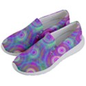 Circle Colorful Pattern Background Women s Lightweight Slip Ons View2