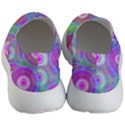 Circle Colorful Pattern Background Women s Lightweight Slip Ons View4