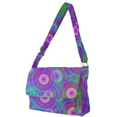 Circle Colorful Pattern Background Full Print Messenger Bag