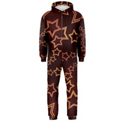 Gold Stars Spiral Chic Hooded Jumpsuit (men) 