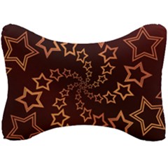 Gold Stars Spiral Chic Seat Head Rest Cushion