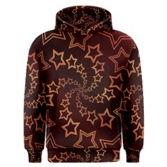 Gold Stars Spiral Chic Men s Overhead Hoodie by HermanTelo