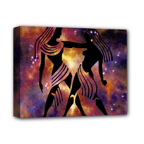 Zodiac Horoscope Astrology Deluxe Canvas 14  X 11  (stretched)