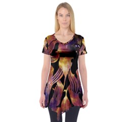 Zodiac Horoscope Astrology Short Sleeve Tunic 