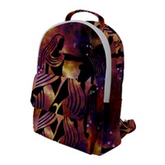 Zodiac Horoscope Astrology Flap Pocket Backpack (large)