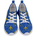 Aircraft Texture Blue Yellow Women s Lightweight Sports Shoes View1