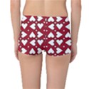 Graphic Heart Pattern Red White Reversible Boyleg Bikini Bottoms View2