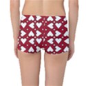 Graphic Heart Pattern Red White Reversible Boyleg Bikini Bottoms View4