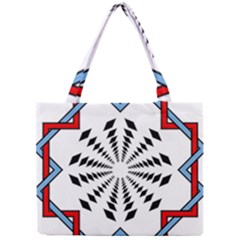 Star Illusion Mandala Mini Tote Bag