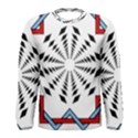 Star Illusion Mandala Men s Long Sleeve Tee View1