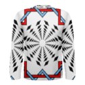 Star Illusion Mandala Men s Long Sleeve Tee View2